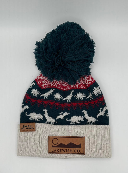 Youth Dino Adventure Pom Beanie